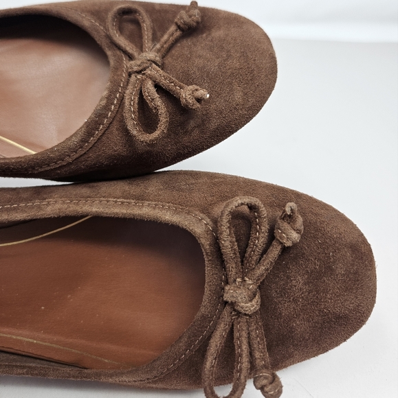 Vionic Callisto Womens Ballet Flats Brown Suede Slip On Casual Comfort - Picture 11 of 11